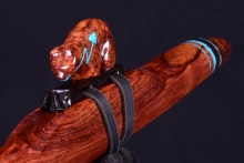 Honduran Rosewood Native American Flute, Minor, High C-5, #H24G